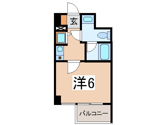 キャッスルマンション会津若松 6階 1K 賃貸物件詳細