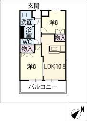 岐阜県美濃加茂市蜂屋町中蜂屋 美濃太田駅 2LDK アパート 賃貸物件詳細