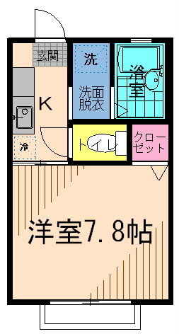 ガーデンハウス国立 1階 1K 賃貸物件詳細