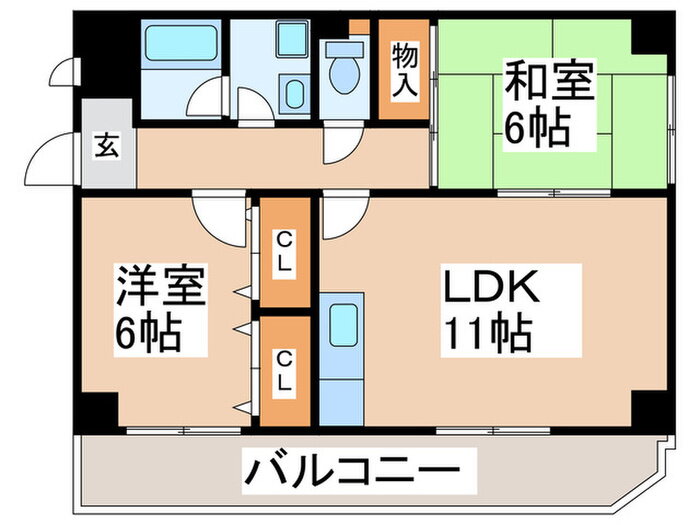 大阪府羽曳野市恵我之荘３ 恵我ノ荘駅 2LDK マンション 賃貸物件詳細