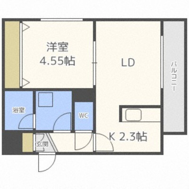 Ｌｕｍｉｅｒｅ平岸 2階 1LDK 賃貸物件詳細