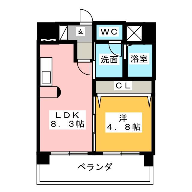 愛知県名古屋市中川区宮脇町１ 荒子駅 1LDK マンション 賃貸物件詳細