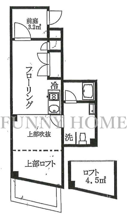Ｎアパートメント 4階 ワンルーム 賃貸物件詳細