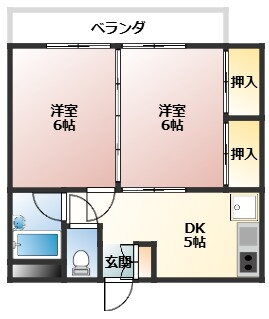 広島県広島市西区庚午中４ 古江駅 2DK マンション 賃貸物件詳細