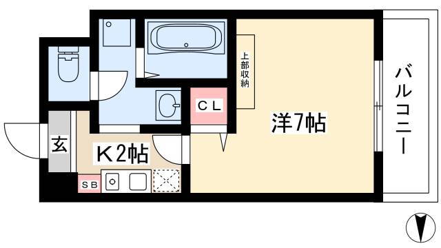愛知県名古屋市中村区藤江町１ 中村日赤駅 1K マンション 賃貸物件詳細