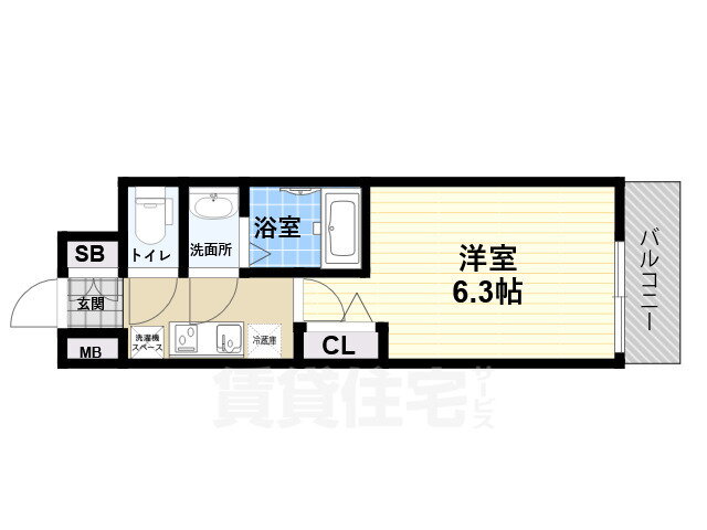 兵庫県尼崎市西本町２ 尼崎駅 1K マンション 賃貸物件詳細