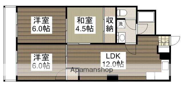 ドルミ庚午 2階 3LDK 賃貸物件詳細