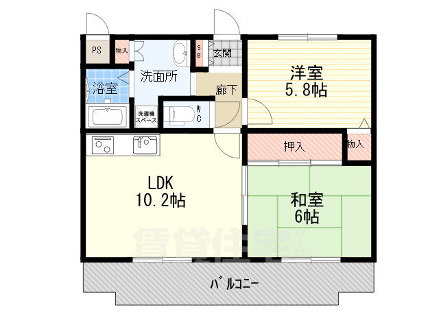 兵庫県伊丹市柏木町１ 塚口駅 2LDK マンション 賃貸物件詳細