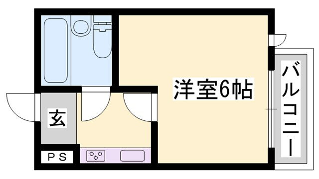 兵庫県姫路市東延末 手柄駅 1K マンション 賃貸物件詳細