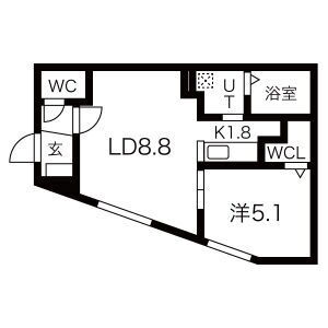 北海道札幌市中央区南七条西２４ 円山公園駅 1LDK マンション 賃貸物件詳細