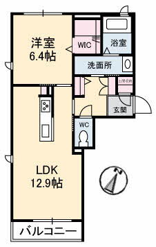 岡山県倉敷市西阿知町 西阿知駅 1LDK アパート 賃貸物件詳細