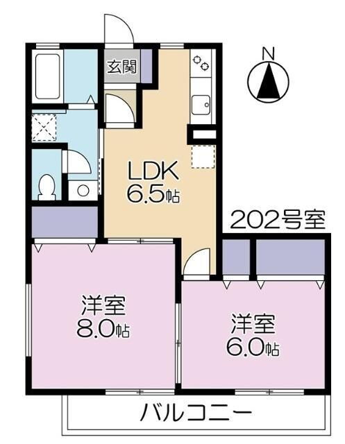 東京都中野区野方２ 野方駅 2DK アパート 賃貸物件詳細
