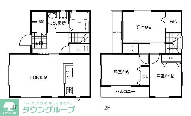 野崎３丁目戸建（１号棟） 3LDK 賃貸物件詳細