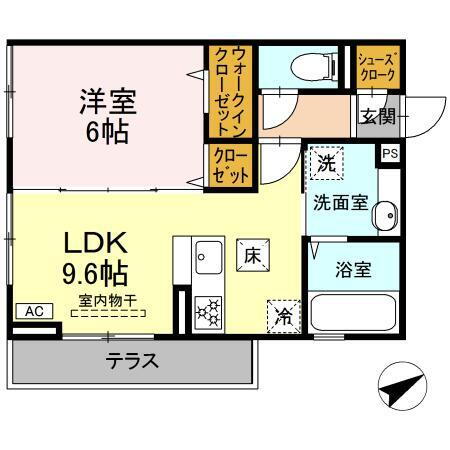 神奈川県川崎市高津区下作延４ 溝の口駅 1LDK アパート 賃貸物件詳細