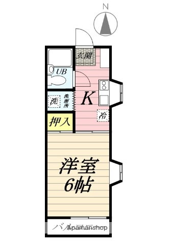 神奈川県大和市福田２ 桜ヶ丘駅 1K アパート 賃貸物件詳細