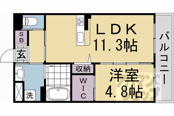 京都府京都市南区久世大築町 桂川駅 1LDK マンション 賃貸物件詳細