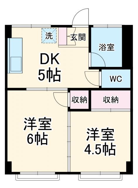 埼玉県さいたま市浦和区東岸町 南浦和駅 2DK マンション 賃貸物件詳細