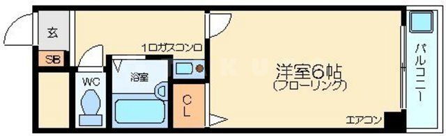 大阪府大阪市東淀川区上新庄１ 上新庄駅 1K マンション 賃貸物件詳細