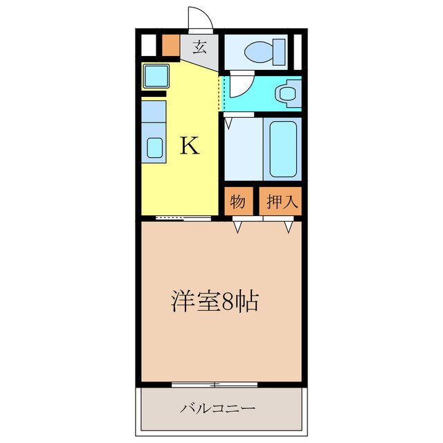 愛知県瀬戸市山口町 山口駅 1K アパート 賃貸物件詳細