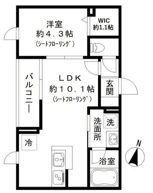 埼玉県さいたま市南区鹿手袋７ 中浦和駅 1LDK アパート 賃貸物件詳細