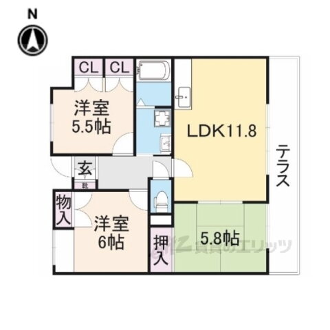 大阪府寝屋川市高宮新町 寝屋川市駅 3LDK マンション 賃貸物件詳細