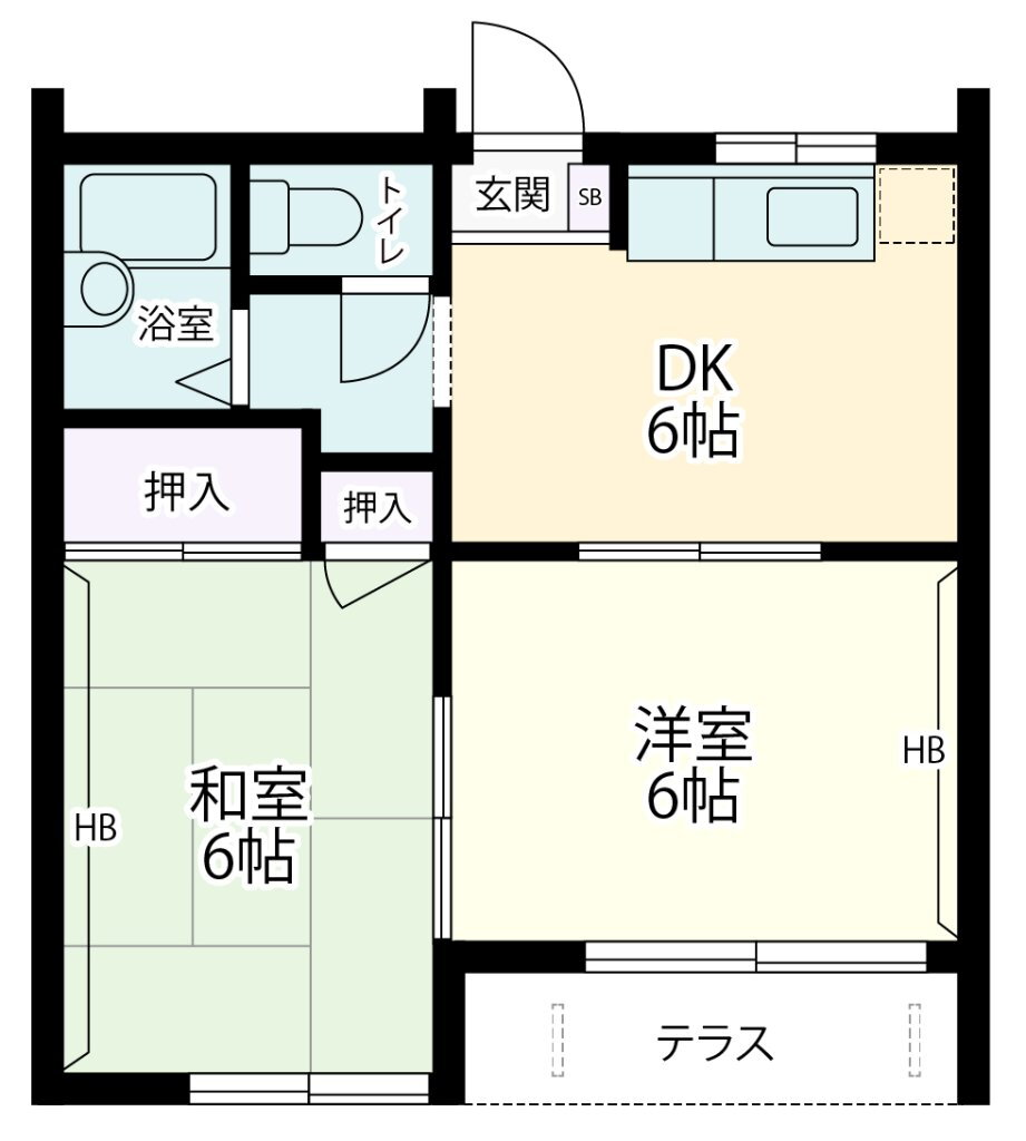 東京都小金井市本町２ 武蔵小金井駅 2DK マンション 賃貸物件詳細