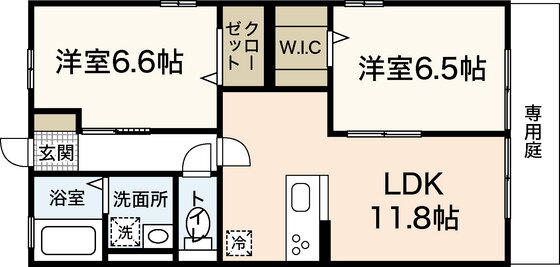 広島県広島市佐伯区千同１ 楽々園駅 2LDK アパート 賃貸物件詳細