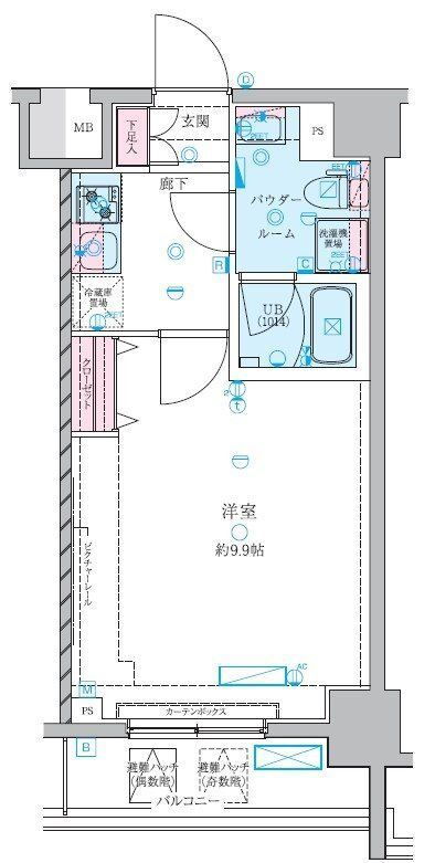 東京都府中市白糸台１ 白糸台駅 1K マンション 賃貸物件詳細