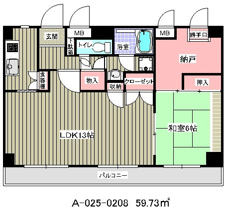千葉県市川市新井１ 浦安駅 1SLDK マンション 賃貸物件詳細