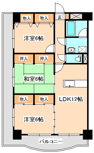 宮城県仙台市太白区南大野田 富沢駅 3LDK マンション 賃貸物件詳細