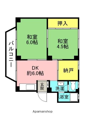 大阪府枚方市北中振１ 光善寺駅 2DK マンション 賃貸物件詳細