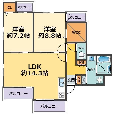 兵庫県西宮市甲子園口４ 甲子園口駅 2LDK マンション 賃貸物件詳細