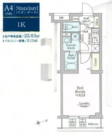 アイルプレミアム西新宿 4階 1K 賃貸物件詳細