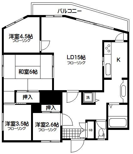 神代バタニカルガーデンズマンション 2階 4LDK 賃貸物件詳細