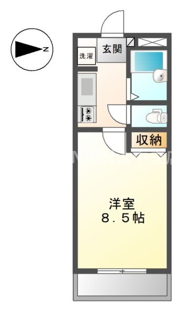 岡山県岡山市北区下中野 備前西市駅 1K マンション 賃貸物件詳細