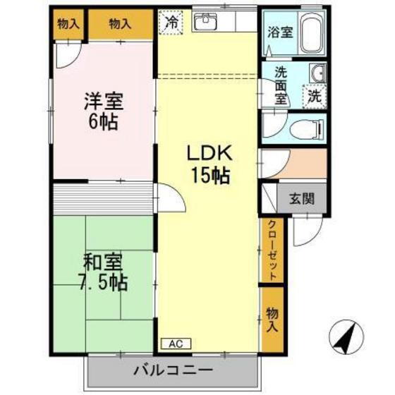広島県広島市安佐南区東野２ 中筋駅 2LDK アパート 賃貸物件詳細