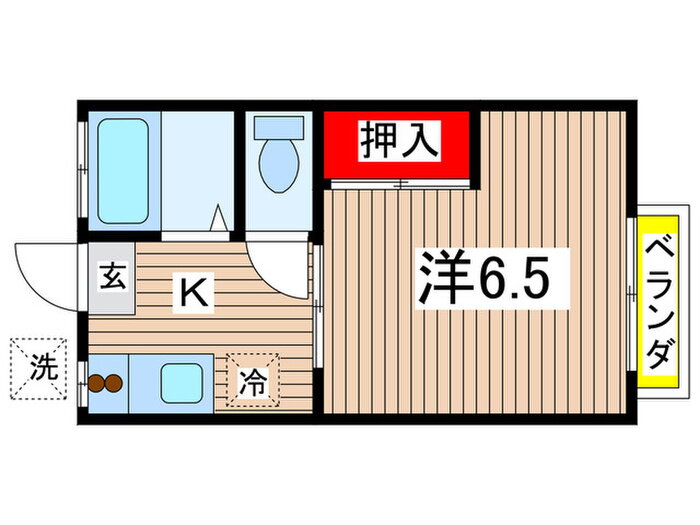 サンハイツ　１ 2階 1K 賃貸物件詳細