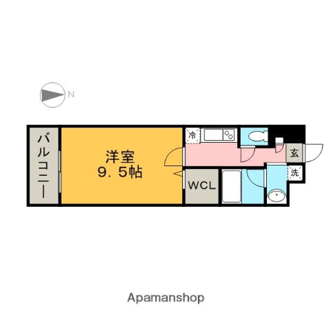 愛知県名古屋市中区新栄１ 新栄町駅 1K マンション 賃貸物件詳細