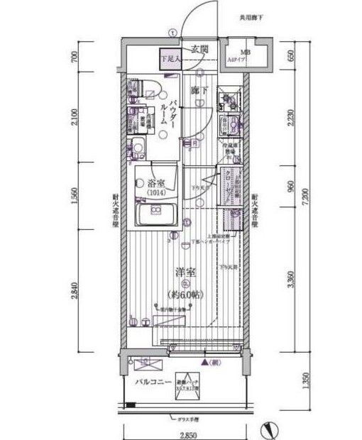 東京都立川市錦町３ 西国立駅 1K マンション 賃貸物件詳細