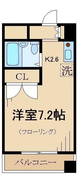 東京都国分寺市北町２ 鷹の台駅 1K マンション 賃貸物件詳細