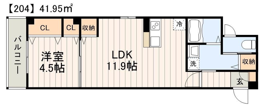 ウィステリアガーデン 2階 1LDK 賃貸物件詳細