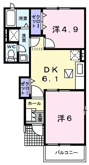 愛媛県西条市喜多台 壬生川駅 2DK アパート 賃貸物件詳細