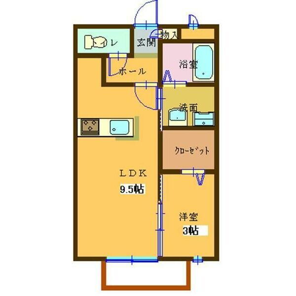 兵庫県明石市別所町 西明石駅 1LDK アパート 賃貸物件詳細