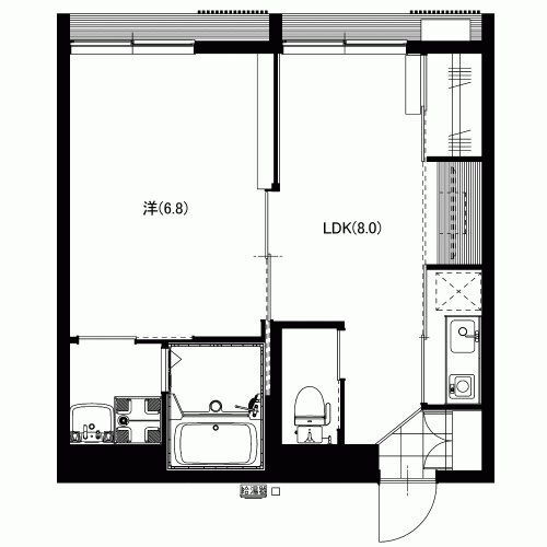 福井県福井市若杉浜１ 福大前西福井駅 1LDK アパート 賃貸物件詳細