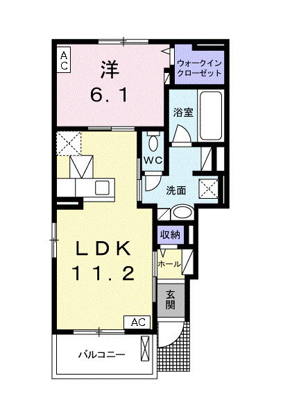 岐阜県岐阜市西鶉５ 柳津駅 1LDK アパート 賃貸物件詳細
