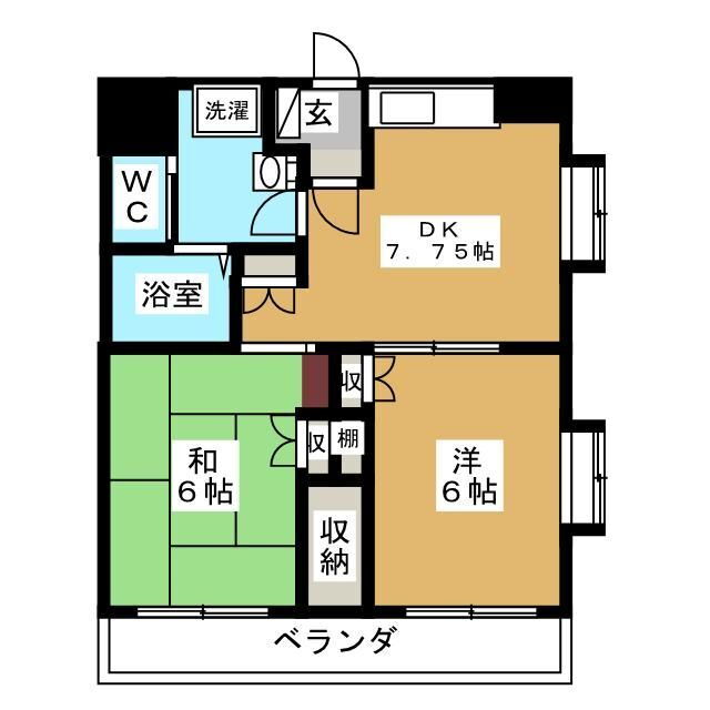 東京都江戸川区中葛西８ 葛西駅 2DK マンション 賃貸物件詳細