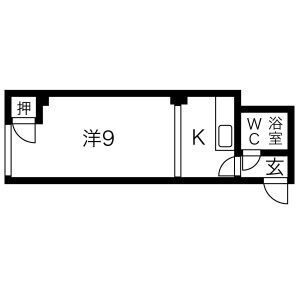 北海道札幌市北区北十四条西１ 北１３条東駅 ワンルーム アパート 賃貸物件詳細