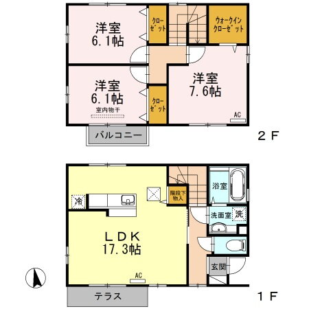 Ｄ－ｒｏｏｍ天童南小畑Ｃ 3LDK 賃貸物件詳細