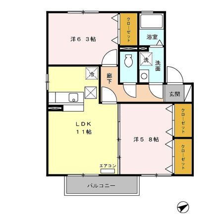 新潟県上越市大字黒井 黒井駅 2LDK アパート 賃貸物件詳細