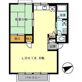 鳥取県米子市西福原４ 富士見町駅 1LDK アパート 賃貸物件詳細